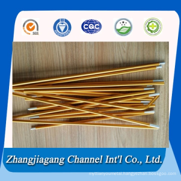 Gold Aluminum Flexible Duct Pipe